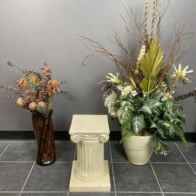 Lot 347 | Faux Floral Decor & More