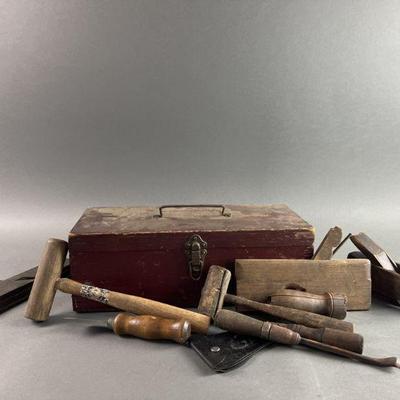 Lot 33 | Vintage Toolbox with Tools