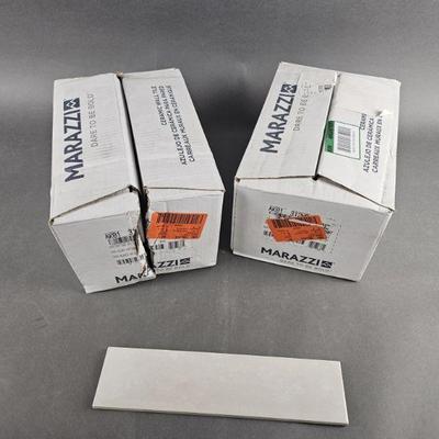 Lot 399 | 2 Boxes Of Marazzi Antique White Ceramic Tile