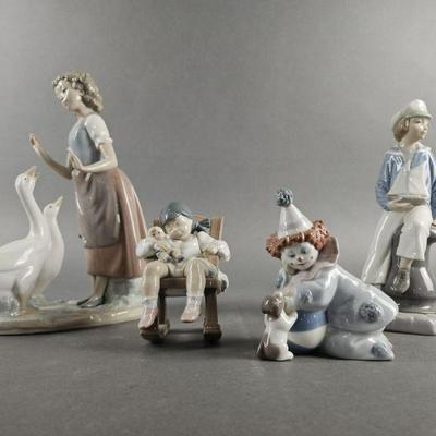 Lot 252 | Vintage 1980s Lladro Figurines