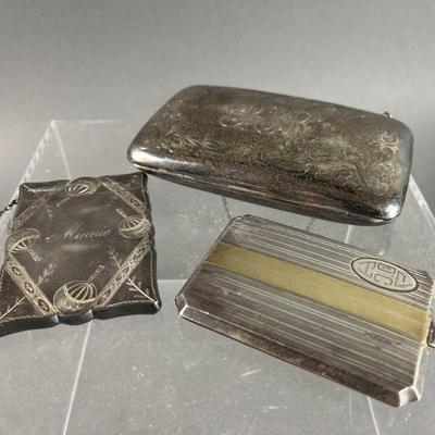 Lot 124 | Antique Sterling Silver Cases