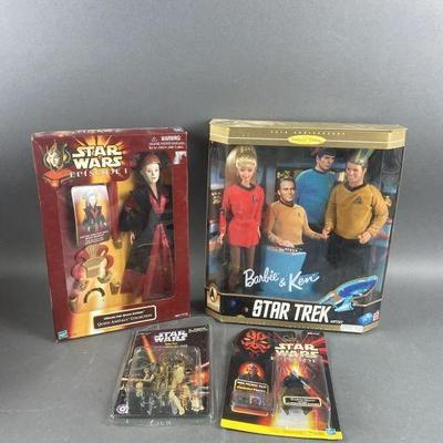 Lot 68 | New Star Wars & Star Trek Barbie & Ken