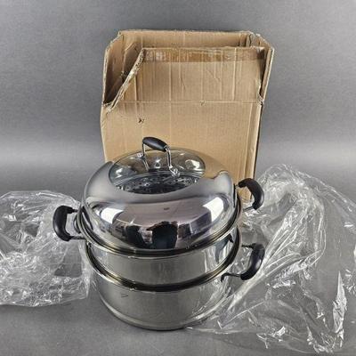 Lot 410 | 2Tier Stainless Steamer Pot