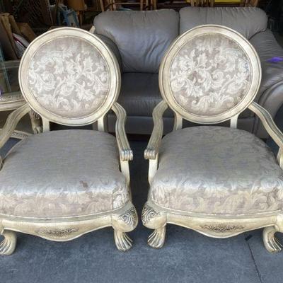 Lot 332 | Pair Of French Provencial Balloon Chairs