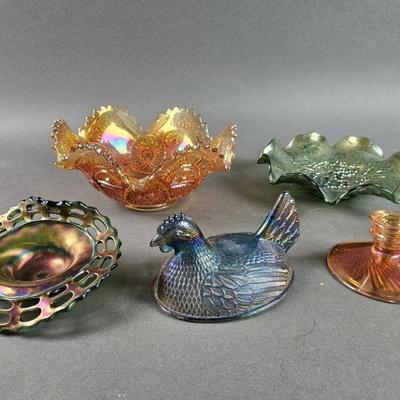 Lot 282 | Lot of Miscellaneous Carnival Glass