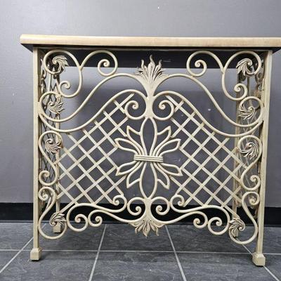 Lot 353 | Vintage Scroll Console Table