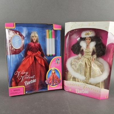 Lot 61 | Vintage Very Velvet & Winter Fantasy Barbie's