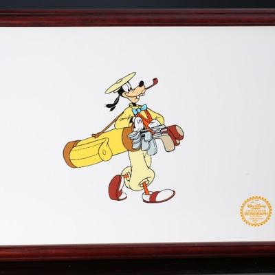 The Walt Disney Company Serigraph Cel Goofy Cartoon â€œHow to Play Golfâ€ Art - 1944 Limited Edition	12 x 15.5 x 1 in	198024
