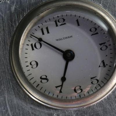 1920s Waltham 8-Day Clock Automobile	4.15x3.8x0.95in	199019
