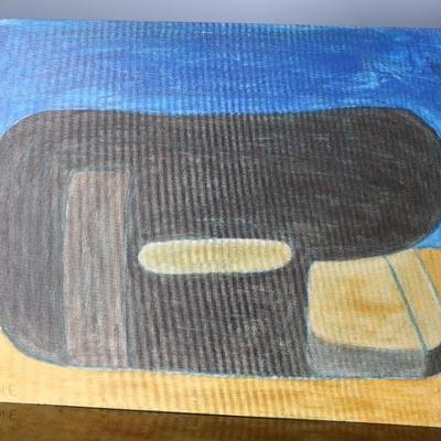 *Original* Art Paul Esparza RVs & More Part 2 Oil On Board Painting 	16x20in	196227
