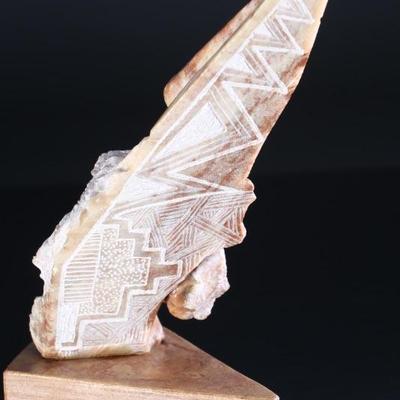 Alvin K Marshall Navajo Hand Carved Alabaster Stone Eagle Sculpture - Native American Art - Signed AKM	9 x 5 x 6 in	198017
Mid-Century...
