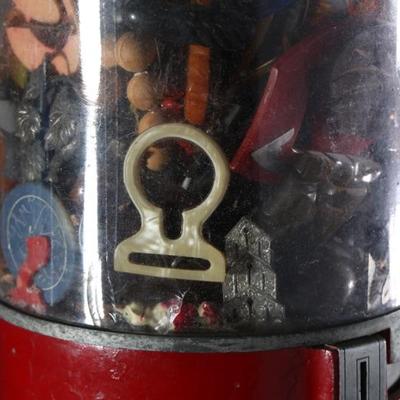 1 Cent Gumball Machine Folk Art  CoinOp	12.5x6.5x6.5in	196219
