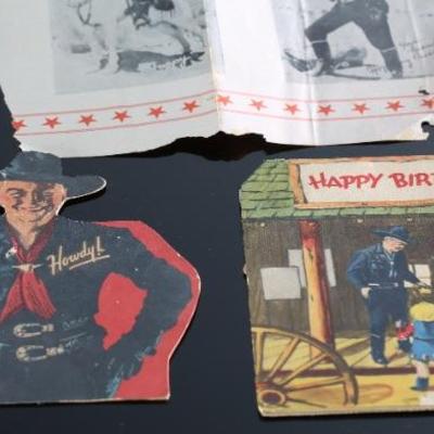 Lot of 8 1950s Vintage Hopalong Cassidy Birthday Best Wishes Cards buzz Cardozo	Largest: 7.25x6in	196099
