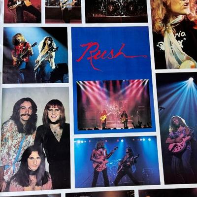 Jumbo 1980 Rush Poster 42x55 Vintage Rock Poster Photo Collage 	41.5x55.5in	199175
