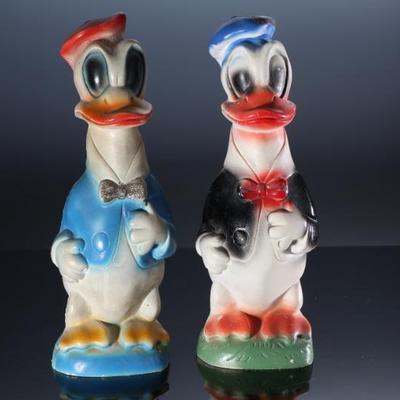 Lot of 2 Vintage Carnival Chalkware Donal Duck Figures 		196169
Lot of 2 Vintage Carnival Chalkware Donal Duck Figures 		196169
