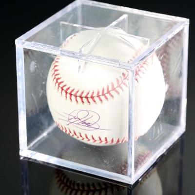 *Signed* Todd Helton Autographed Baseball Auto  MLB Colorado Rockies 	Case: 3.15x3.2x3.15	199178
