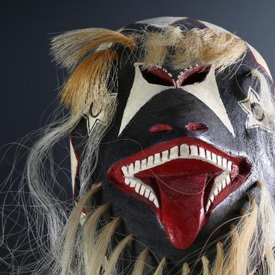 Vintage Yaqui Pasko'ola Pascola Wooden Mexican Dance Mask #1	3.5x5.5x8in	196029
Vintage Yaqui Pasko'ola Pascola Wooden Mexican Dance Mask...