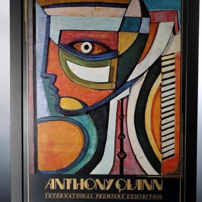 â€œLady From Creteâ€ Anthony Quinn Signed Print - International Premiere Exhibition	30 x 20 x 1 in	198027
