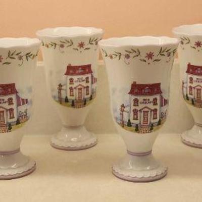 MRM050 - Lenox Village Porcelain Parfait Cups