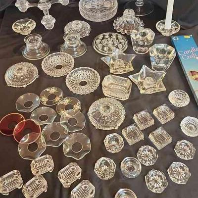 MRM127 - Cutglass Candle Holders