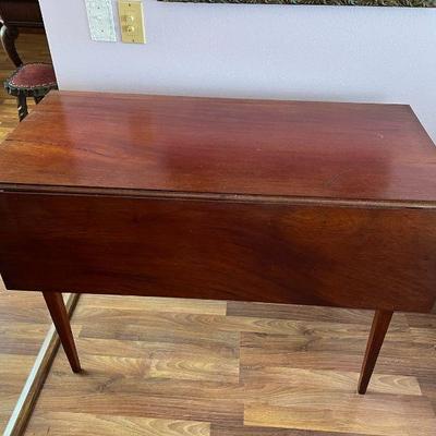 MRM241- Vintage Wooden Drop Leaf Table