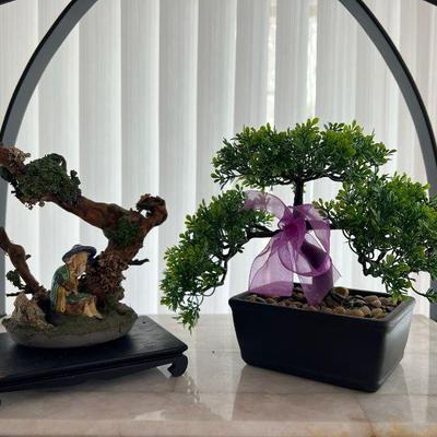 MRM151- Decorative Asian Bonsai & Mudmen Decor