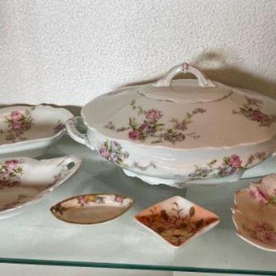MRM097 Floral Fine China Dishes