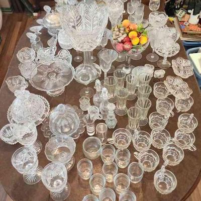 MRM130 - Large Lot Of Vintage Glassware