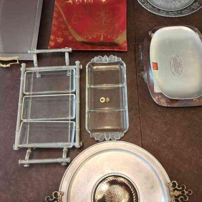 MRM178 - Assorted Serving Trays And Relish Dishes
