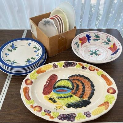 MRM133- Assorted Vintage Serving Ware