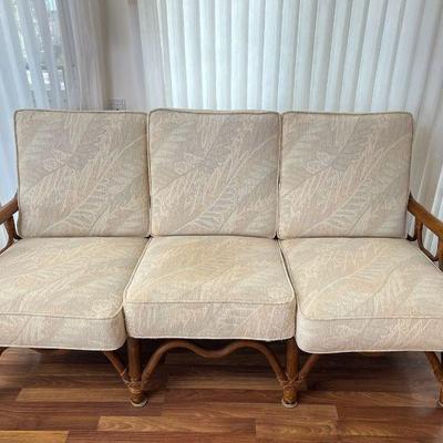 MRM152- Rattan (3) Seater Sofa
