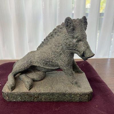 MRM189- Stone Figurine Of II Porcellino 