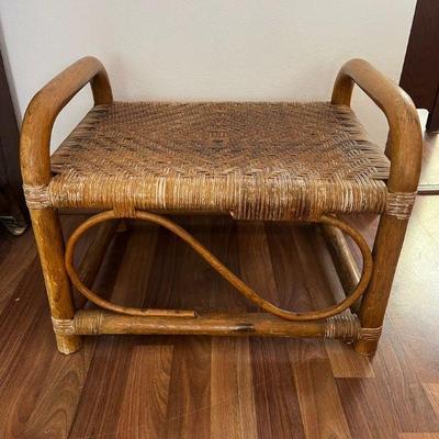 MRM118- Rattan Bench/Stool