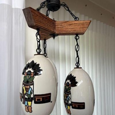 MRM153- Southwest Themed Hanging Light Fixture 