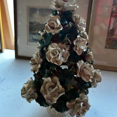 Italian porcelain Christmas tree