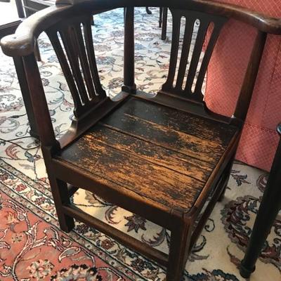 antique corner chair $495