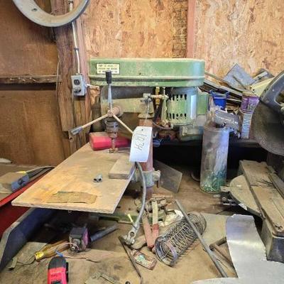 #1034 • Vintage Central Machinery Drill Press
