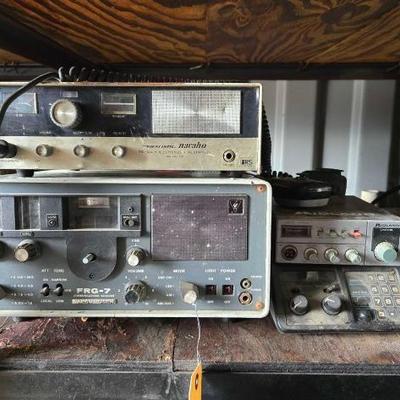 #3016 â€¢ Realistic Navajo, FRG-7 and 2 CB Radios
