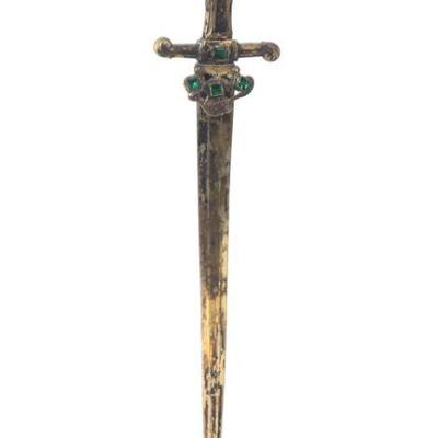 Spanish Colonial Silver Dagger