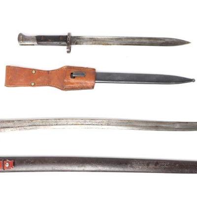 Two Bayonets w/ Scabbards