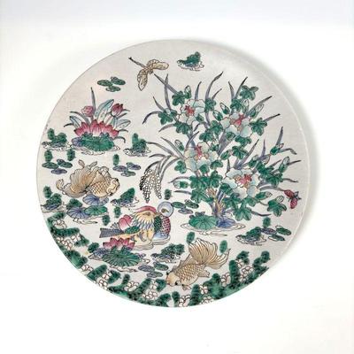 Hand-Painted Vintage Macau Platter