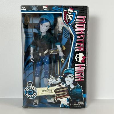 Monster High Invisi Billy Scare Mester Doll New in Box