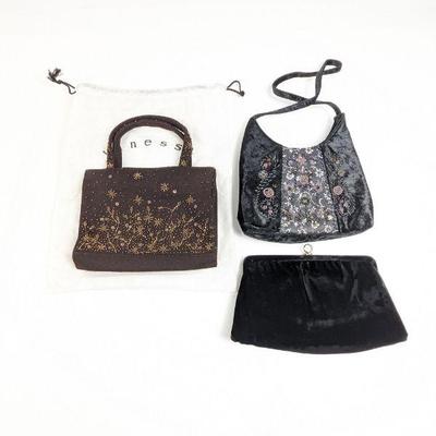 Vintage Beaded Felt & Velvet Purses