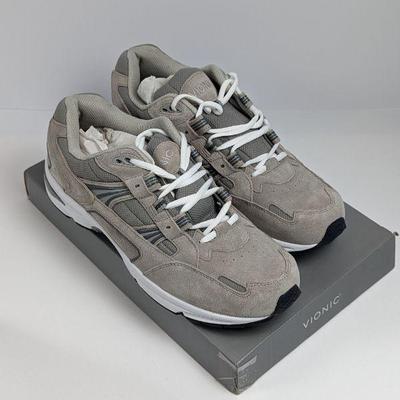 Men's Vionic Walker 23Walk Classic Sneakers Grey Size 14M New in Box