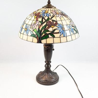 Tiffany Style Stained Glass Floral Lamp