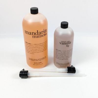 Philosophy Shampoo, Shower Gel & Bubble Bath: Mandarin Mimosa & Sweet Vanilla Fig