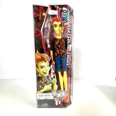 Monster High Heath Burns Ghoul Fair Doll New in Box