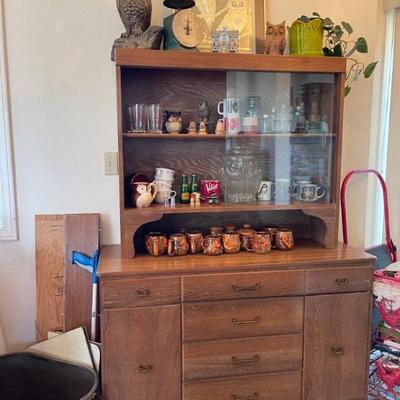 Hutch  super cool with matching dining table 