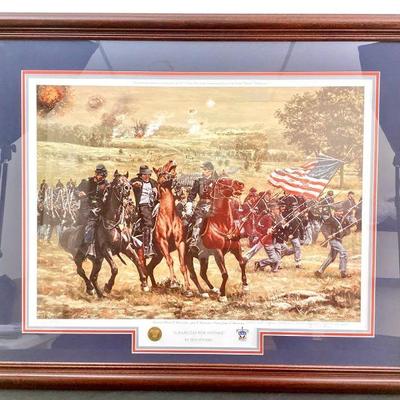 MACH743 Signed Don Stivers Framed Print	A Hard Day For Mother,Â by Don Stivers, includes certificate of authenticity.Â 
