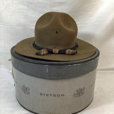 BIHY700 World War II Stetson Campaign Hat	This is a vintage World War II era Stetson regulation campaign hat. Worn by Captain Dixon, the...